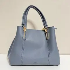 D.KELLY 2way ハンドバッグ ショルダーバッグ ブルーグレー 鞄
