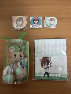 うたプリ　寿嶺二　くまプリ　ナンジャ巾着　缶バッジ3点　グリッタースター