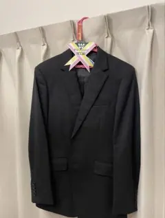 PERSON'S FOR MEN ビジネススーツ セットアップ 上下 黒スーツのサムネイル