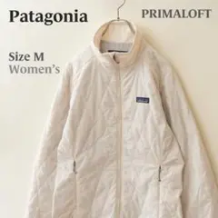 【USA古着】Patagonia ナノパフジャケット M ホワイト 軽量アウター