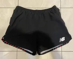 New Balance 黒赤 ショートパンツ ハンゾー ランニングパンツ 陸上