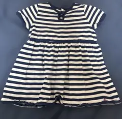 Petit Bateau プチバトー　ストライプ ワンピース 12m/74cm
