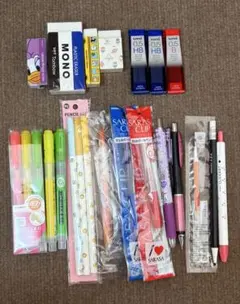 文房具セット 多彩な筆記具