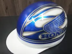 カスタムペイントヘルメット半キャップホークcbrバブcbx400fホンダ