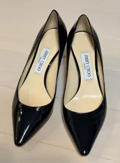 JIMMY CHOO プレーン パンプス 黒 25cm 38