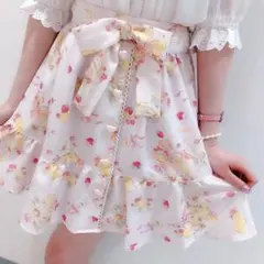 最終値下げ！LIZLISA(リズリサ)ハートレモネードスカートのピンクのサムネイル