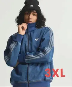 adidas デニムトラックジャケット ファイヤーバード