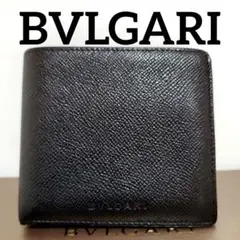 本日限定価格　ブルガリ　BVLGARI　メンズ　二つ折り財布　ワンポイントロゴのサムネイル