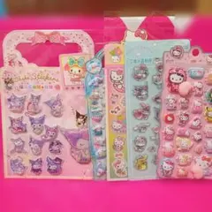 ライセンス認証商品あり☆サンリオキャラクター☆シール⑤点set