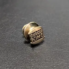 BURGER KING バーガーキング ハンバーガー ピンバッジ ロゴ - メルカリ