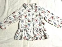 petit main フラワープリント ウィンドブレーカー 110