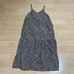 ヒョウ柄 ロングキャミワンピース