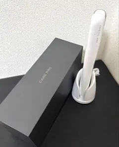 美品　箱付　CARE PRO ヘアアイロン ホワイト　超音波　ダメージケア