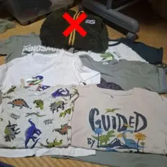 恐竜デザイン キッズTシャツセット 100cm以上