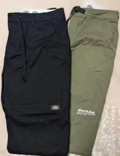 Dickies カーゴパンツ ブラック・オリーブ