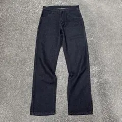 80s USA製 Rustler 先染め ブラックデニム パンツ ヴィンテージ