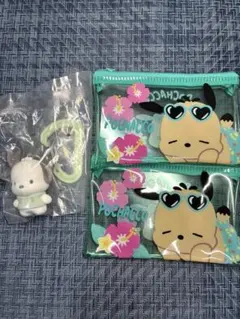 ポチャッコ ポーチ＆カラビナ付きアクセサリーチャームセット⭐︎