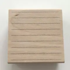 こどものかお　#手帳はんこ部　5mm罫線　木製スタンプ　ハンコ
