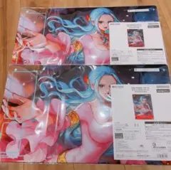 ワンピースカードゲーム オフィシャルプレイマット ネフェルタリ・ビビ プロモ付き
