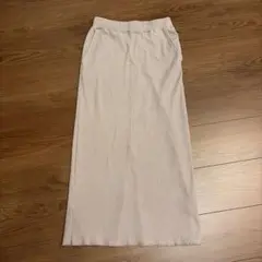 セルフカットリブスリットスカート