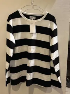 新品タグ付き　アニエスベー　ボーダー ロングスリーブTシャツ　サイズ3