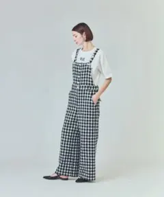グレースクラス グレースコンチネンタル チェックツイードサロペット 38 完売品のサムネイル