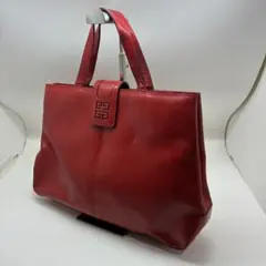GIVENCHY ジバンシー トートバッグ レッド 本革レザー