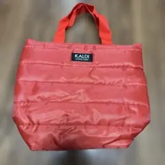 KALDI 赤 トートバッグ キルティングのサムネイル