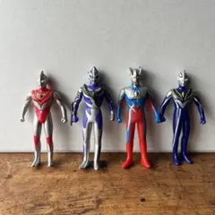 ウルトラマン ソフビ　4体セット　ジャンク品