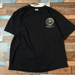 ビンテージ　古着　アメリカ製　海兵隊　メンズ　半袖tシャツ　黒　サイズXL