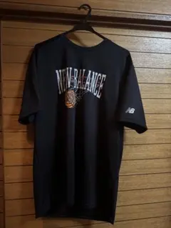新品 ニューバランス バスケットボール Tシャツ XL ブラック MT53630