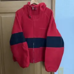 POLOSPORT フリースジャケット sizeL 赤/黒 ラルフローレン