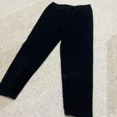 【男女可】無印良品　長ズボン 110cm 黒　保育園着　綿