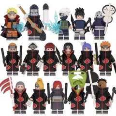 レゴ互換 ナルト シリーズ 暁 キャラクター 16体セット (C) ミニフィグ 