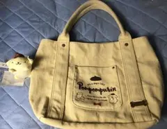 ポムポムプリン　トートバック　一番くじぬいぐるみ