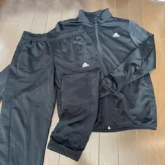 adidas ブラック ジャージセット 160cm