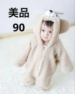 美品シェリーメイ風　カバーオール　90 着ぐるみクリスマス