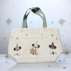 ディズニー　クリスマス　リルリンリン　スーベニア　ランチケース　バッグ