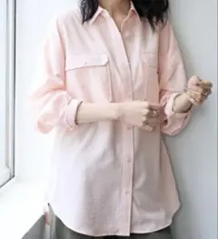 SmileLand UVカット イージーケア 涼風 ダブルポケット 長袖シャツのサムネイル
