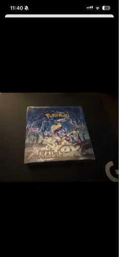 ポケカ 未開封BOX バイオレットex シュリンク付