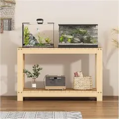 90cm 어항 스탠드 신제품 미사용 목재 너비 90cm x 35cm x 높이 50cm