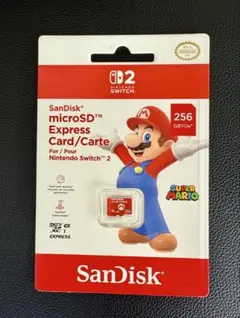 SanDisk microSD Express Card 256GBマリオ