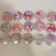 アイカツ　Canバッジ54 コンプリート15点セット
