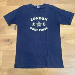 OBEY LONDON OBEY POSSE Tシャツ Lサイズ