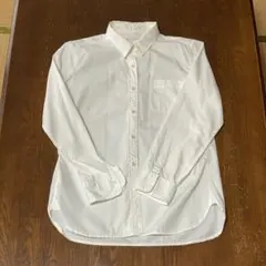 無印良品　コットン100%白シャツ