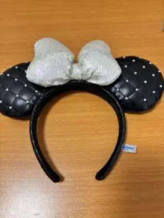 ミニーマウス耳カチューシャ 黒