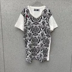 1937【ロイヤル】M♡半袖Tシャツ ワンポイントロゴ 柄 きれいめのサムネイル