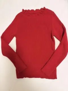 【値下げ】SHIPS KIDS￼ 長袖ニット セーター 赤　M 120