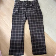 H&M チェック柄 スラックス レギュラーフィットのサムネイル