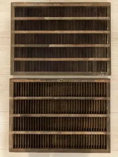 【倉庫整理セール】m 38-5/プリンタートレイ 【活版印刷】【古道具】 Printer Tray 【B】/ プリンタートレイ〈活版印刷・小物入れ